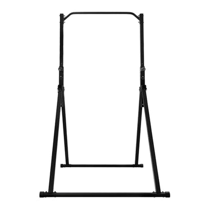 Foldable Pull Up Bar, Power Tower Workout Dip Station, Adjustable Height Home Pull Up Bar, Multifunction Fitness Tower Station Training Equipment, for Home Gym Strength Train 440LBS