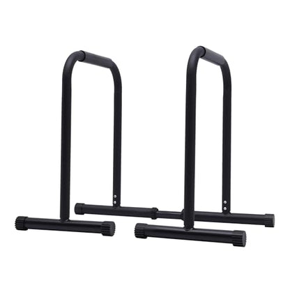 Dip Bar, 2 Gears Adjustment Parallel Bars for Home Workout, steel pipe Dip Station with (400 LBS) Loading Capacity(Black)