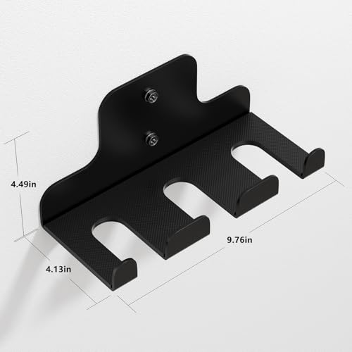 XZHXFX Barbell Wall Holder,Barbell wall Mount Hanger, - color: Black 3 hook