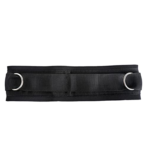 Colaxi Waist Belt Resistance Band, Trainer Rope, Body Stretching Waist Strap with Rings, Gym Workout Strap Agility Training Exercise Equipment