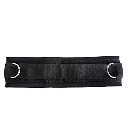 Colaxi Waist Belt Resistance Band, Trainer Rope, Body Stretching Waist Strap with Rings, Gym Workout Strap Agility Training Exercise Equipment