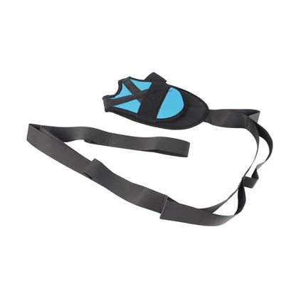Leg Stretcher Strap | Ankle Rehabilitation Training/Yoga Flexibility/Home Workouts | SBR Nylon Stretch Band with Hook Loop Fastener | Joint Mobility & Injury Prevention