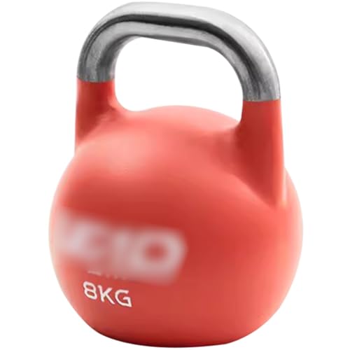Kettle Bells Weight Gym Men's Competitive Kettlebell, Professional Strength Training Cast Iron Dumbbell, Swing/Squat/Deadlift, Sports Equipment(Red-8kg) - color: Red-8kg