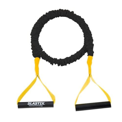 Slastix Toner Resistance Bands with Handles | Safe Sleeve Exercise Bands for Strength Training, Full Body Workouts, and Home Gym Fitness