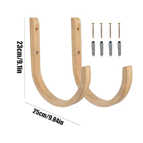 Yoga Wall Stand, Wooden Storage Rack, Fitness Organizer with Easy Install, Exercise Holder with Durable Grip, 9.84x9.06inch Gym Accessory, Home Fixture for Resistance Band Storage