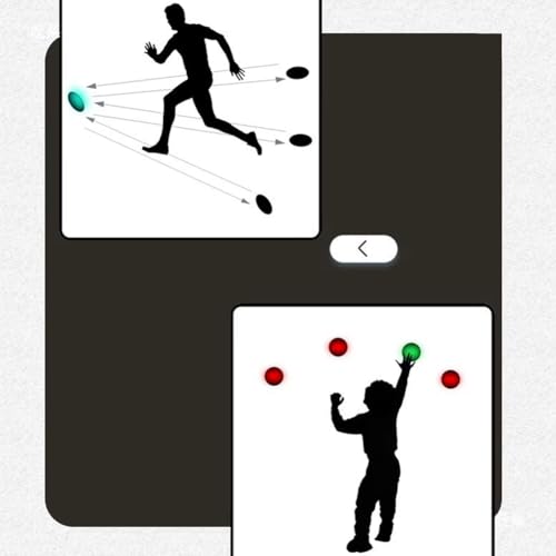 4Pcs Reaction Training Lights Test Agility Response Equipment Portable Agility Training Supplies for Basketball Soccer