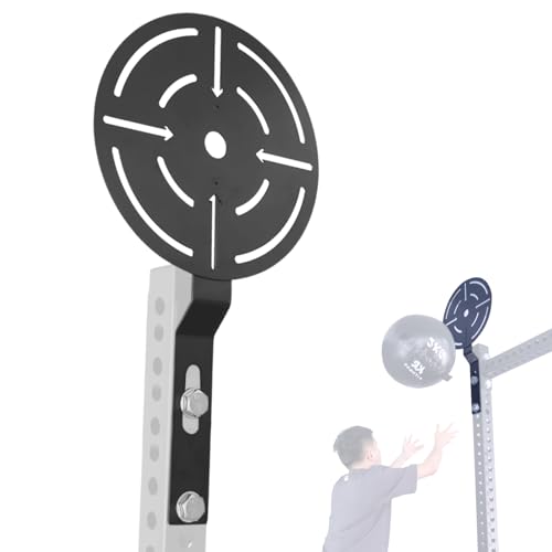 Wall Ball Target for Rack Mounted with Extension,Medicine Ball Target for Power Rack Attachments,Home Gym Exercise Ball Squash Fitness for Enhance Explosive Power