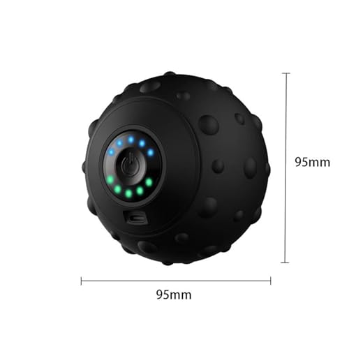 Rechargeable Vibrating Peanut Massage Ball – 5‑Gear Portable Foam Roller for Deep Tissue, Muscle Recovery, Yoga, Mobility & Full‑Body Relaxation,A - color: A