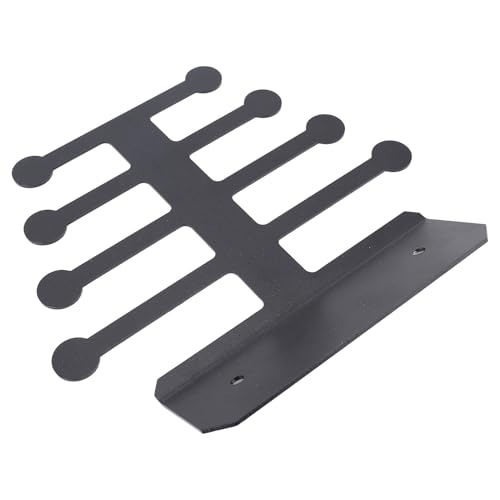 Rengue Fitness Band Rack Wall Mount Exercise Band Holder Wall Mounted Gym Storage with Iron Design for Resistance Bands Jump Ropes Ankle Straps Accessories Home Commercial Garage Gym