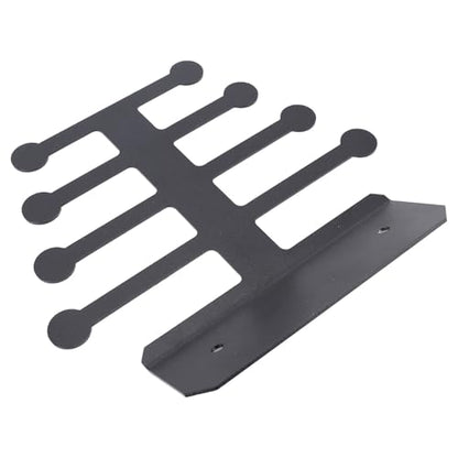 Rengue Fitness Band Rack Wall Mount Exercise Band Holder Wall Mounted Gym Storage with Iron Design for Resistance Bands Jump Ropes Ankle Straps Accessories Home Commercial Garage Gym