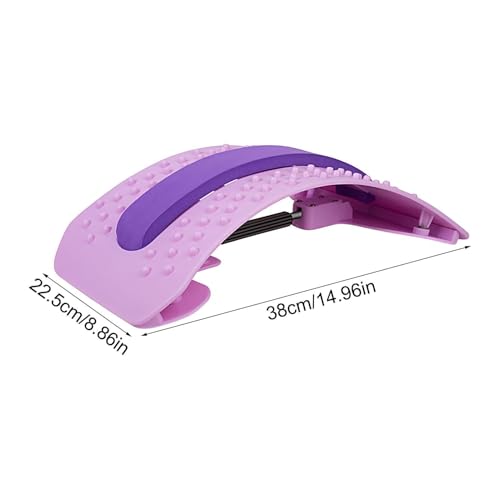 Best Back Stretcher,Adjustable Spine Corrector - Upper and Lower Back Stretcher - for Sleeping Yoga Pilates Home Travel Dorm Women Men Adults Seniors