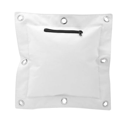 Wing Chun Kung Fu Wall Bag, Wall Mounted Canvas Punch Empty Sand Bag with Zipper for Boxing Muay Thai Training Equipment
