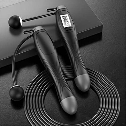 VIDI Digital Skipping Rope with Counter Adjustable Electronic Jump for Home Gym Fitness Exercise