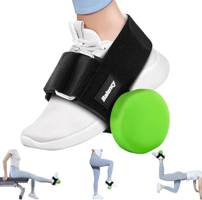 Dumbbell Foot Attachment for Leg Workout, Dumbbell Attachment Straps, Tibialis Trainer, Ankle Straps for Dumbbells, Dumbbell Foot Strap for Weight Lifting,Shin Splint,Hamstring Curls,Leg extensions - style: Style B
