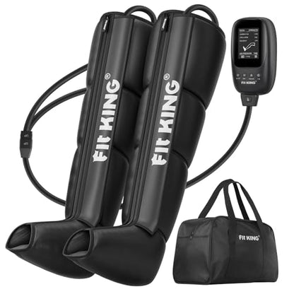 FIT KING Air Compression Recovery System, Sequential Device for Fast Recovery, Foot and Leg Massager Boots to Enhance Sports Performance, FSA-HSA (Small) - size: Small
