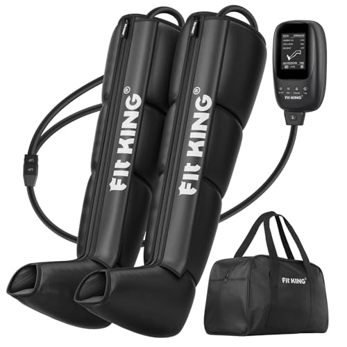 FIT KING Air Compression Recovery System, Sequential Device for Fast Recovery, Foot and Leg Massager Boots to Enhance Sports Performance, FSA-HSA (Small) - size: Small