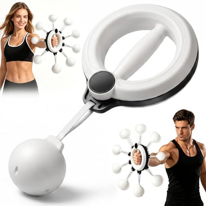Arm Workout for Men and Women, 360° Hand-Crank Forearm Trainer, Arms and Shoulder Exercise Equipment, Home Workout Equipment and Gym Workouts, for Fitness & Toning