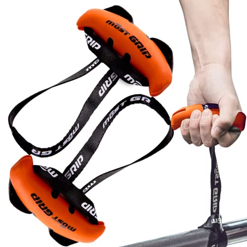 MOST Neutral Grip Pull Up Handles for Home Gym Workout, Ergonomic Pull Up Grips with Non-Slip for T-bar Row