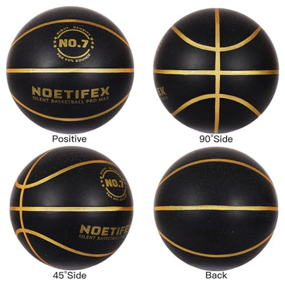 Upgraded Weighted Silent Basketball, High-Density Quiet Indoor Training Ball with Gift Box, Real Bounce Soft Material, Ideal for Home & Apartment Dribbling Practice