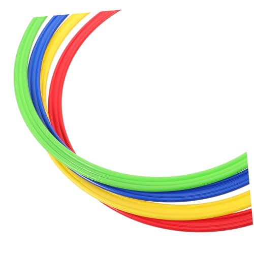4pcs Soccer Agility Training Rings Multi for Speed and Coordination Drills Versatile Football Training Gear for Enhanced Athletic Performance