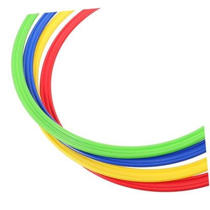 4pcs Soccer Agility Training Rings Multi for Speed and Coordination Drills Versatile Football Training Gear for Enhanced Athletic Performance