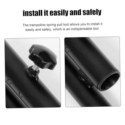 BESTonZON Stainless Steel Mini Trampoline Handle Bar Single Armrest for Boy Girl and Adults Fitness Metal Accessory for Indoor Small Trampoline Safety and Stability