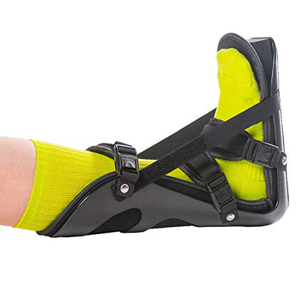 BraceAbility Sleeping Stretch Boot - Plantar Fasciitis Night Foot Splint Adjustable Achilles Tendonitis Brace for Fascia, Tendon and Calf Stretching, Heel and Bone Spur or Arch Pain Treatment (Small) - size: Small