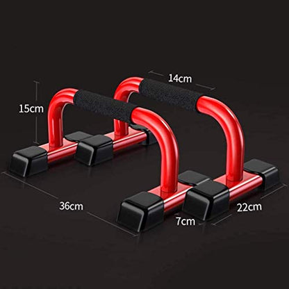 Fitness Push Up Bars Strength Training - Push-Up Stands with Jump Rope Home Floor Workout Equipment Pushup Handle with Cushioned Foam Grip & Non-Slip Sturdy Structure