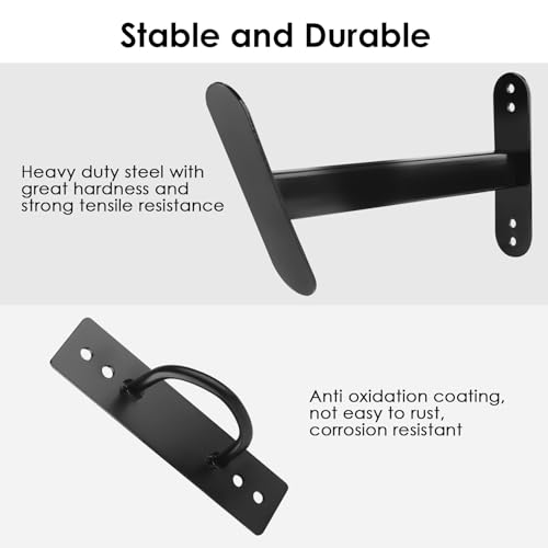 Battle Rope Hanger Anchor Strap Kit Battle Rope Storage Rack Battle Rope Fastening Hook Wall Mount Exercise Rope Organiser Home Gym or Commercial Gym