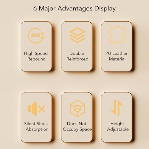 Double End Punching Bag, Boxing Striking for Training PU Leather Boxing Reflex Ball Hanging Boxing Ball with Adjustable Cord for, Hand Eye Coordination Training