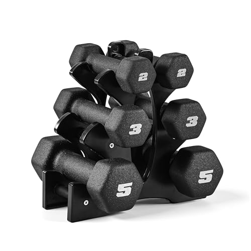 CAP Barbell Neoprene Dumbbell Weights Pairs & Sets | Black - style: 20 lb Set