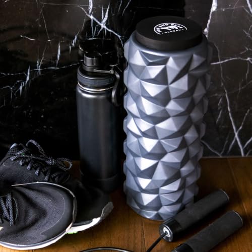 Foam Roller 13″ -Compact Massage Roller for Hands, Feet & Legs, Deep Tissue Relief, Travel-Friendly, Small EVA Muscle Roller (Black) - color: Black