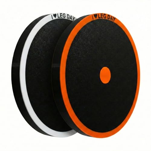 Two-Pack Wall Ball Target (Wall Mounted) for Hyrox or Hybrid Workout Training; Squat Medicine Ball Throws; mounts on the wall; for the Garage, Side of House or Hyrox Gym. - color: White/Orange