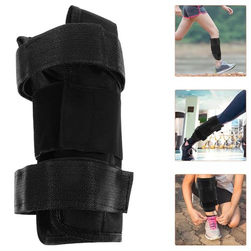 Healifty Adjustable Breathable Ankle Weight Covers Oxford Cloth Leg Weights for Running and Sport Training, Portable Invisible Weighted Straps for Fitness and Exercise, Set to 8kg