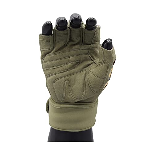 MRX Weightlifting Gloves for Men Workout Gloves Mens Wrist Support Lifting Gloves Male Gym Gloves | Workout Gym Accessories for Men Weight Lifting Fingerless Gym Exercise for Powerlifting