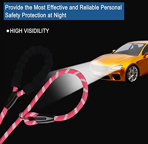 Dog Leash, 6 FT Heavy Duty Dog Leashes with Comfortable Padded Handle,Pink - color: Pink, size: 6 Feet x 1/2 Inch