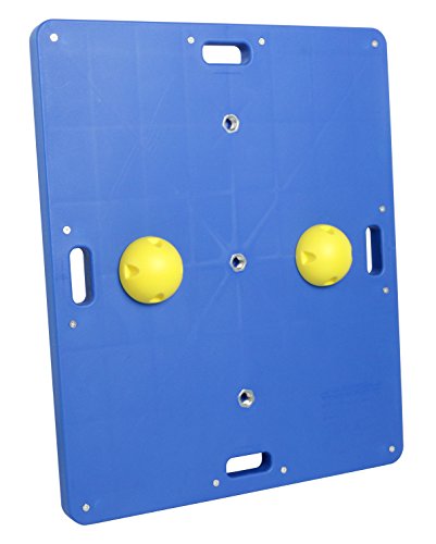 CanDo Balance Board 15x18 Inch, 1 Inch Height, Yellow - color: Yellow: X-easy, style: Rectangular