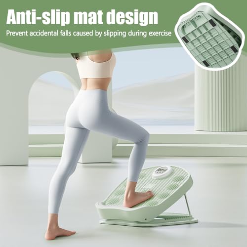 Slant Board Calf Stretcher, Adjustable Incline Stretching Board with Non-slip Base, Leg Slimming Board for Foot Leg Hamstring Knees Ankle Heel Stretching Training - color: Pink