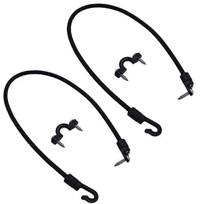 2 Pcs Rod Tamer Strap Holder Deck Mount Connector Gunwale Mount Rod Strap Rod Hold Down Strap - color: Black X 8 Pack