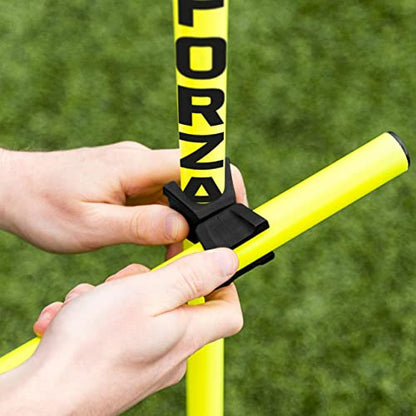 FORZA Pro Adjustable Hurdle Set | Speed & Agility Training with Rubber Bases or Ground Spikes for Extra Stability [4ft or 5ft]
