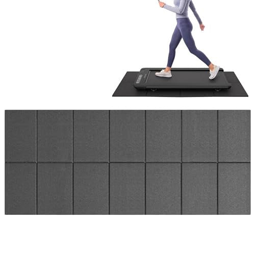 Walking Pad Treadmill Mat for Carpet Floors,55x24 Hardwood Floor Protection, Mats for Under Walking pad/Treadmill/Bike/Exercise Equipment on Carpets, Noise Shock Absorption, Stationary - size: 55"L x 23.6"W x 0.2"Th