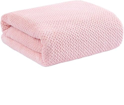 Microfiber Bath Towel 35x70in - Ultra Soft Quick Dry, Lightweight for Gym, Spa, Travel | Hotel Grade & Multi-Use| Single Pack - color: Pink, size: 35*70 Inches