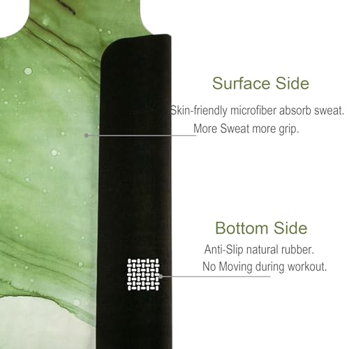 Echome Pilates Reformer Mat Towel - Non Slip, Light Weight, Easy to Wash, Portable