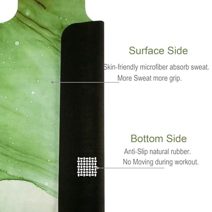 Echome Pilates Reformer Mat Towel - Non Slip, Light Weight, Easy to Wash, Portable