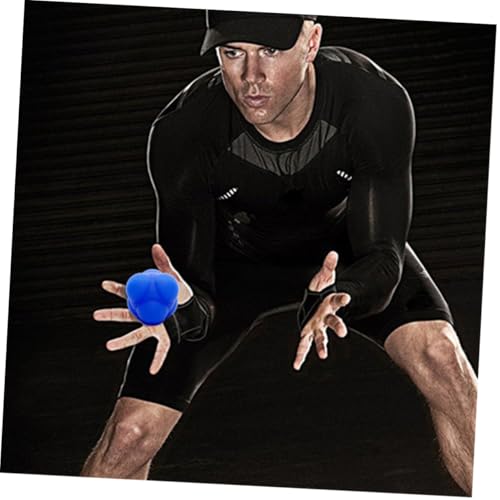 Hexagonal Silicone Reaction Training Ball Six-Sided Bounce Workout Ball for Agility Reflex Speed Hand-Eye Coordination Training Fitness Tool for Men Women