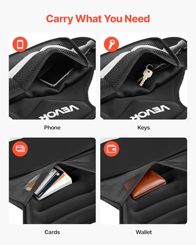 VEVOR Adjustable Weighted Vest, 4-10lbs/20-32lbs/24-40lbs/40lbs Comfortable X-Shape Body Weight Vest Set with 6/8 Weight Packs and Reflective Stripe, for Men Women, Workout Equipment for Strength Training Running Jogging - size: 24-40 lbs
