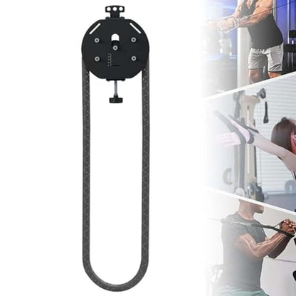 Endless Rope Trainer, Portable Cable Pulley System, Pulley Cable Machine System With Adjustable Resistance, Home Gym Equipment For Grip Arms Back Adjustable Resistance: 3–30 Kg