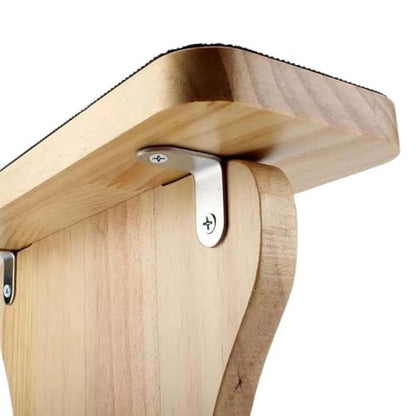 Vaveren Wooden stability board, Nonslip Balance Board for Cheerleading, Ballet stretching, Home Gym Flexibility central stability Strength Equipment, space-saving Portable Exercise surface
