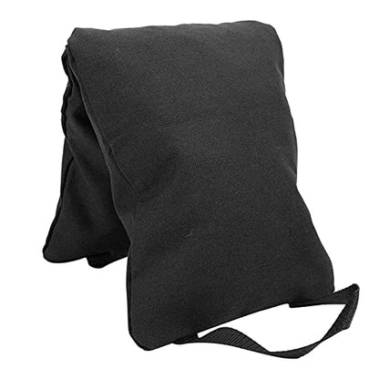 Thin Arm Yoga Sandbag, Workout Freeweight Training Bag for Leg Slimming and Fitness, Adjustable Fill Weight Sandbag with Leakproof Inner Liner and Carry Handles for Home - color: Black
