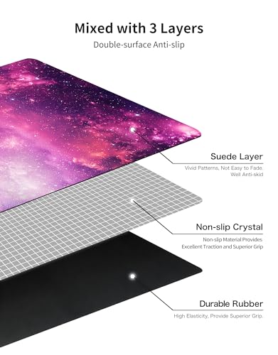 nuveti Printed Travel Yoga Mat-1/16 Inch Thick Non Slip Fitness Workout Mat with Carrying Bag, Foldable Lightweight Suede & Natural Rubber Yoga Mat for Yoga Pilates and Fitness 72" L x 24" W x 1.5mm - color: ZiSeXingKong